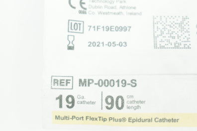 Teleflex MP-00019-S Arrow Multi-Port FlexTip Plus Epidural Cath 19Ga. x 90cm (x)